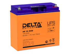 Аккумулятор DELTA HR 12-80 W