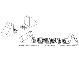 Комплект опорных оснований ИБП АНВТ серии HR